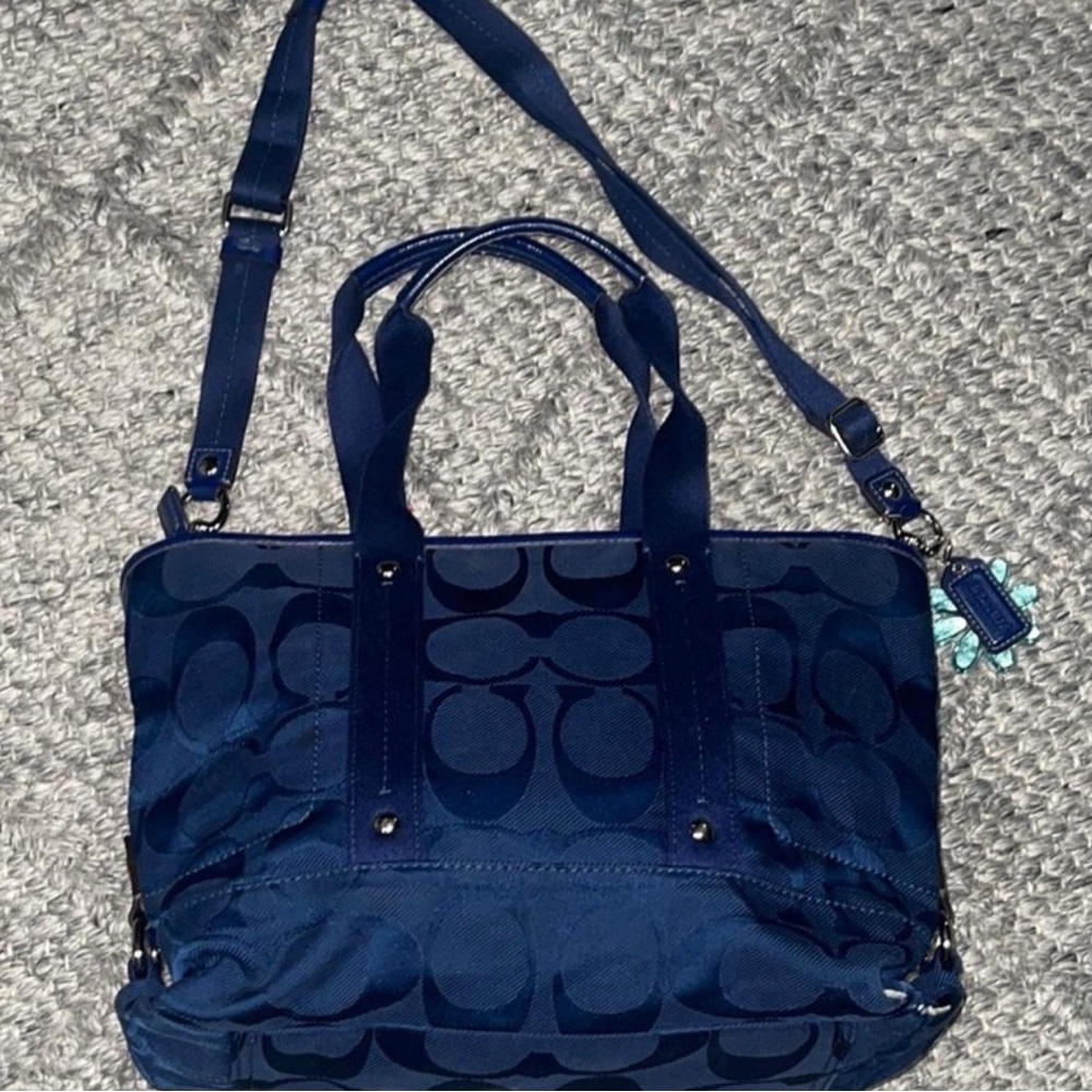 Elegant Blue Tote Bag